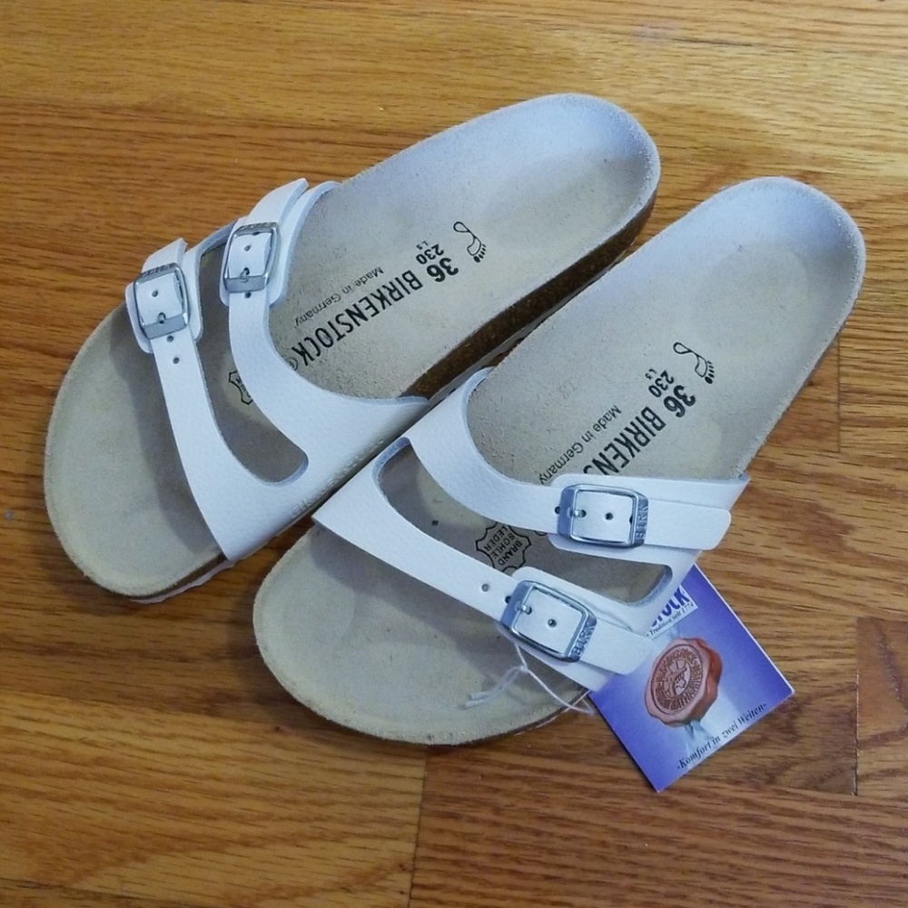 Birkenstock White Ibiza Sandal